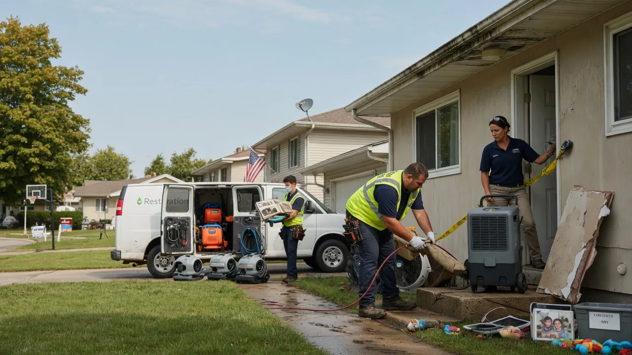 Water Damage Restoration in Stanton, MI near me